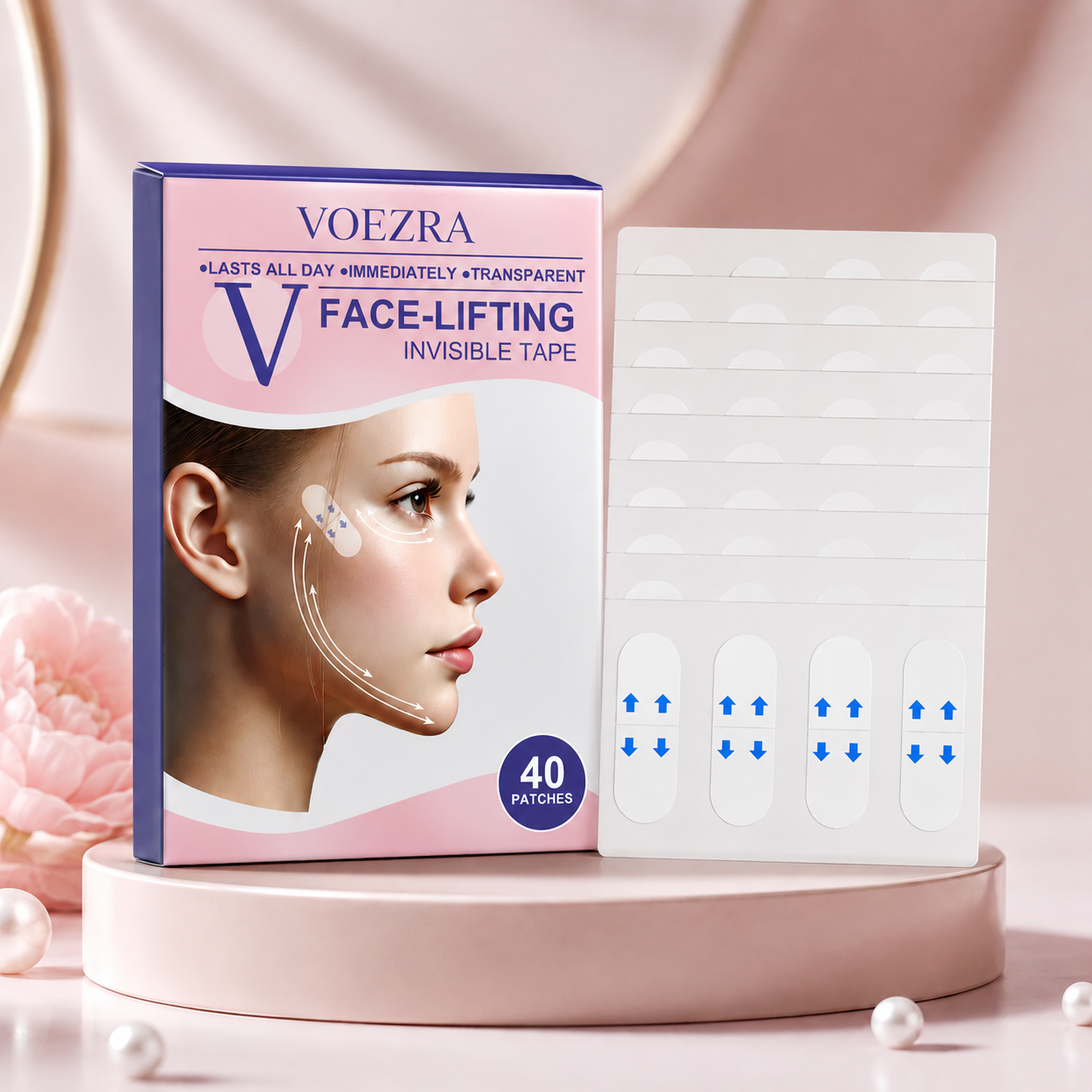 2026 Invisible Face Lift Tape – Instantly Lift & Define Your Face (24H Hold)