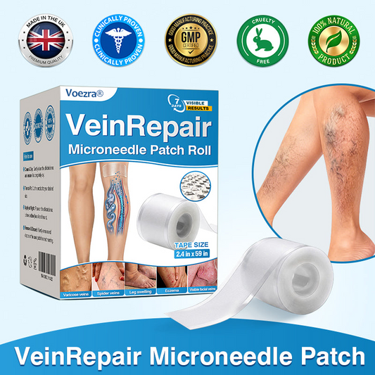 Voezra® VeinRepair microneedle patch for vein repair⚡Instant relief, long-term results