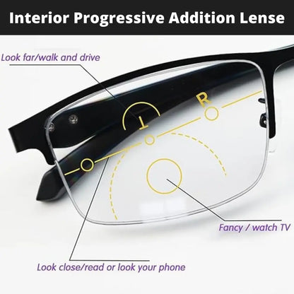 Voezra™ Auto-Focus Reading Glasses – One Pair Adjusts to Your Prescription Needs for Reading, Screens & Everyday Use