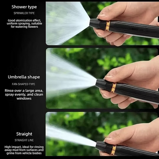 🚗💦 Heavy-Duty High-Pressure Hose Nozzle — Wash Cars, Patios & Gardens Faster