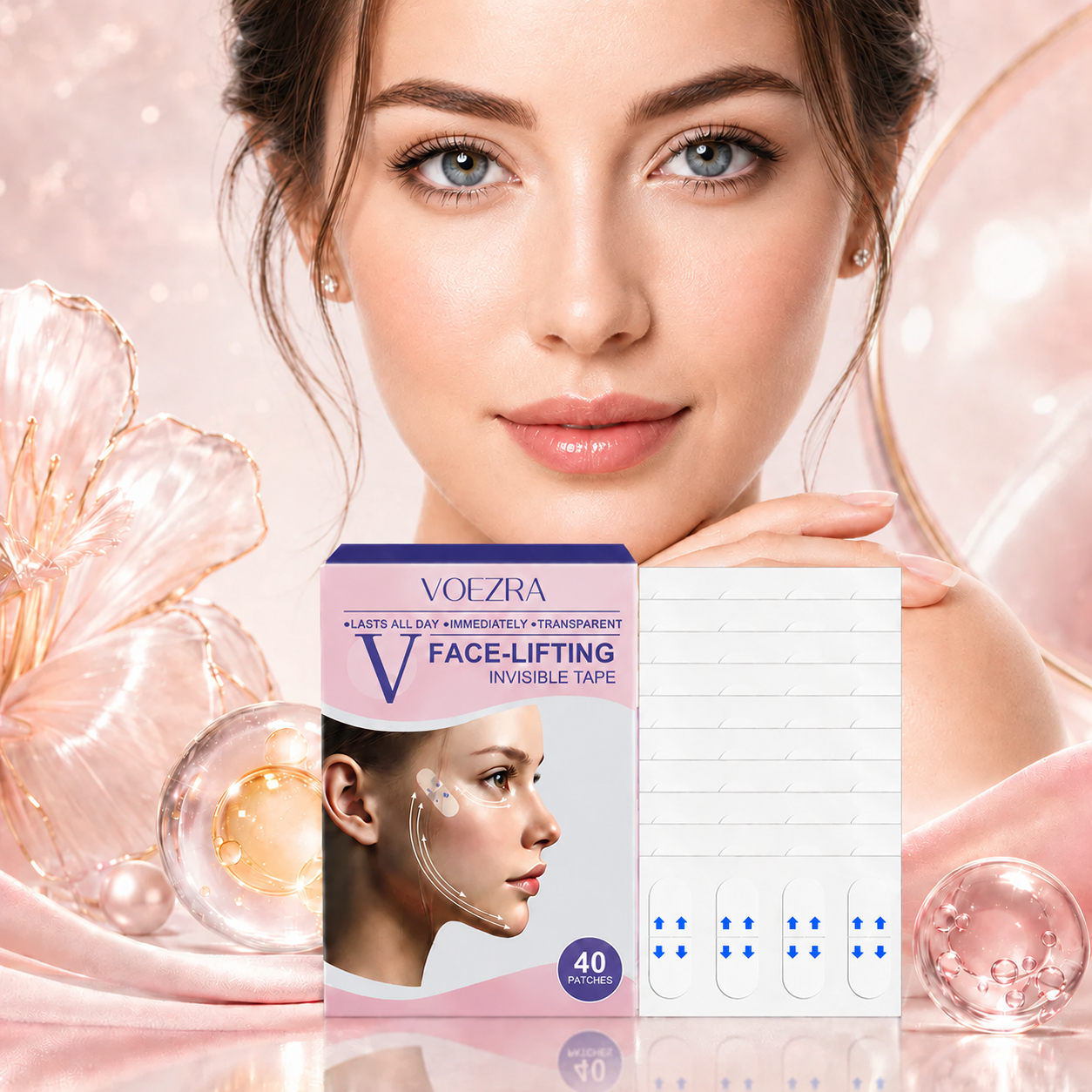 2026 Invisible Face Lift Tape – Instantly Lift & Define Your Face (24H Hold)