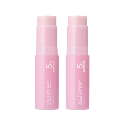 🔥LAST DAY 70% OFF Voezra™ Pink Collagen Volume Balm Stick with 5% Volufiline 💖