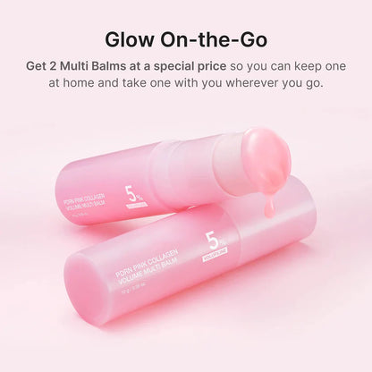 🔥LAST DAY 70% OFF Voezra™ Pink Collagen Volume Balm Stick with 5% Volufiline 💖