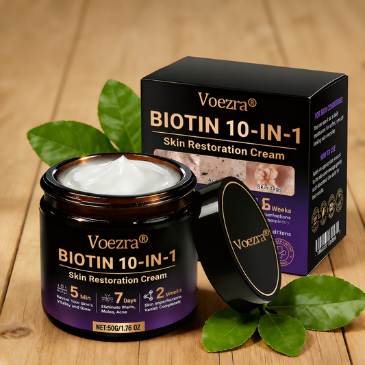 Made and Shipped from USA✨Voezra® Biotin 10-in-1 Skin Restoration Cream🍀
