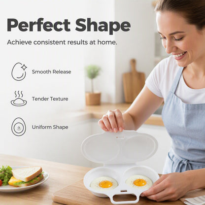 Voezra Microwave Egg Steamer - Perfect Eggs in 2 Mins